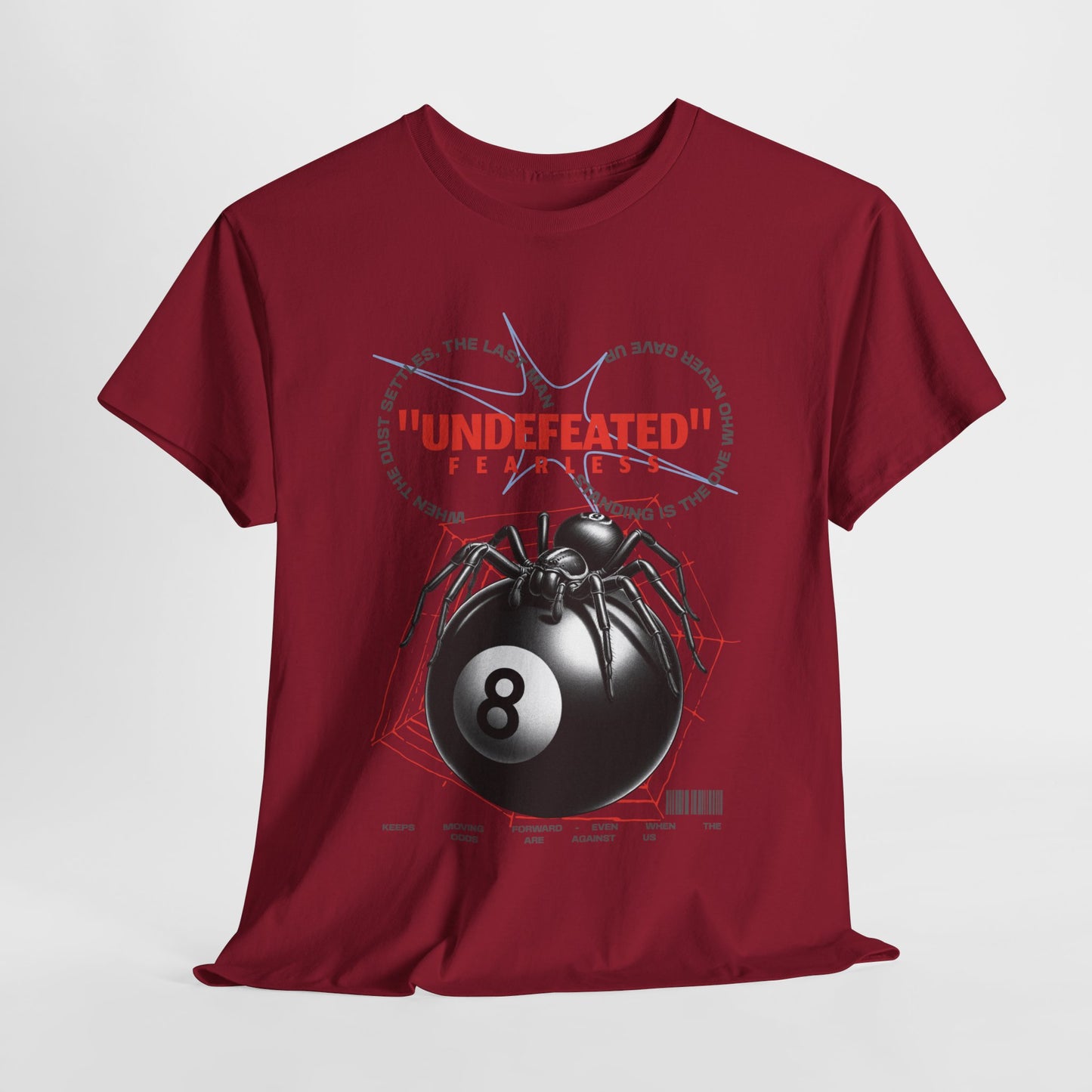 Undefeated Spider 8-Ball Unisex Heavy Cotton Tee