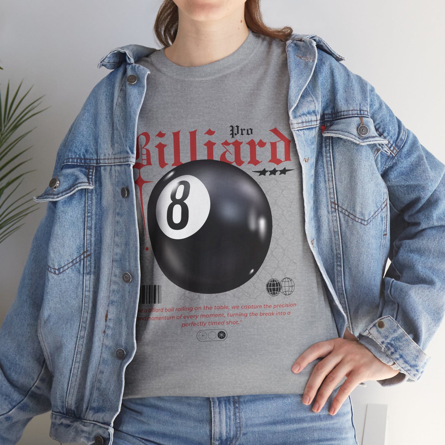 Pro Billiard 8 Ball Tee - Unisex T-Shirt