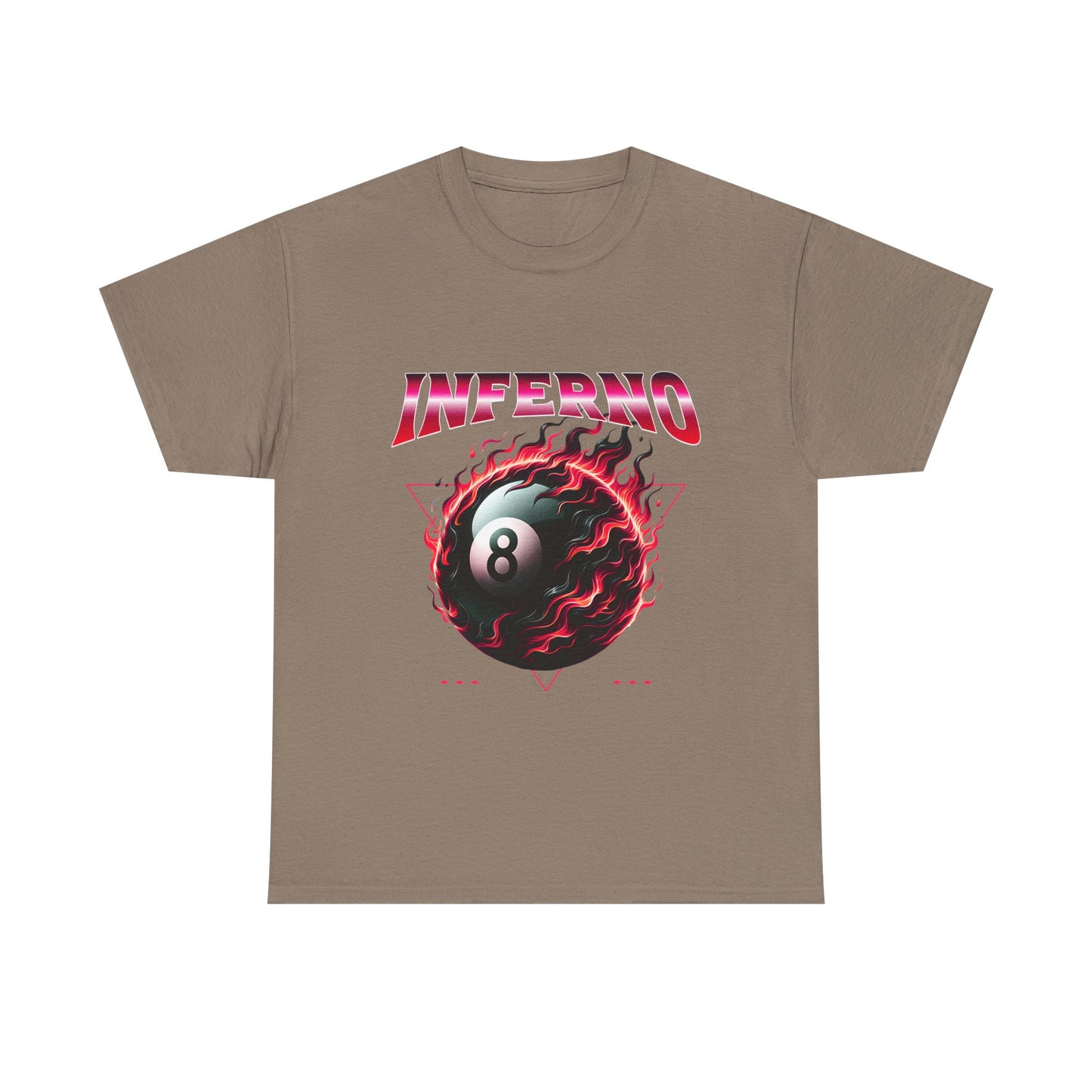Inferno 8-Ball Design Unisex Heavy Cotton Tee