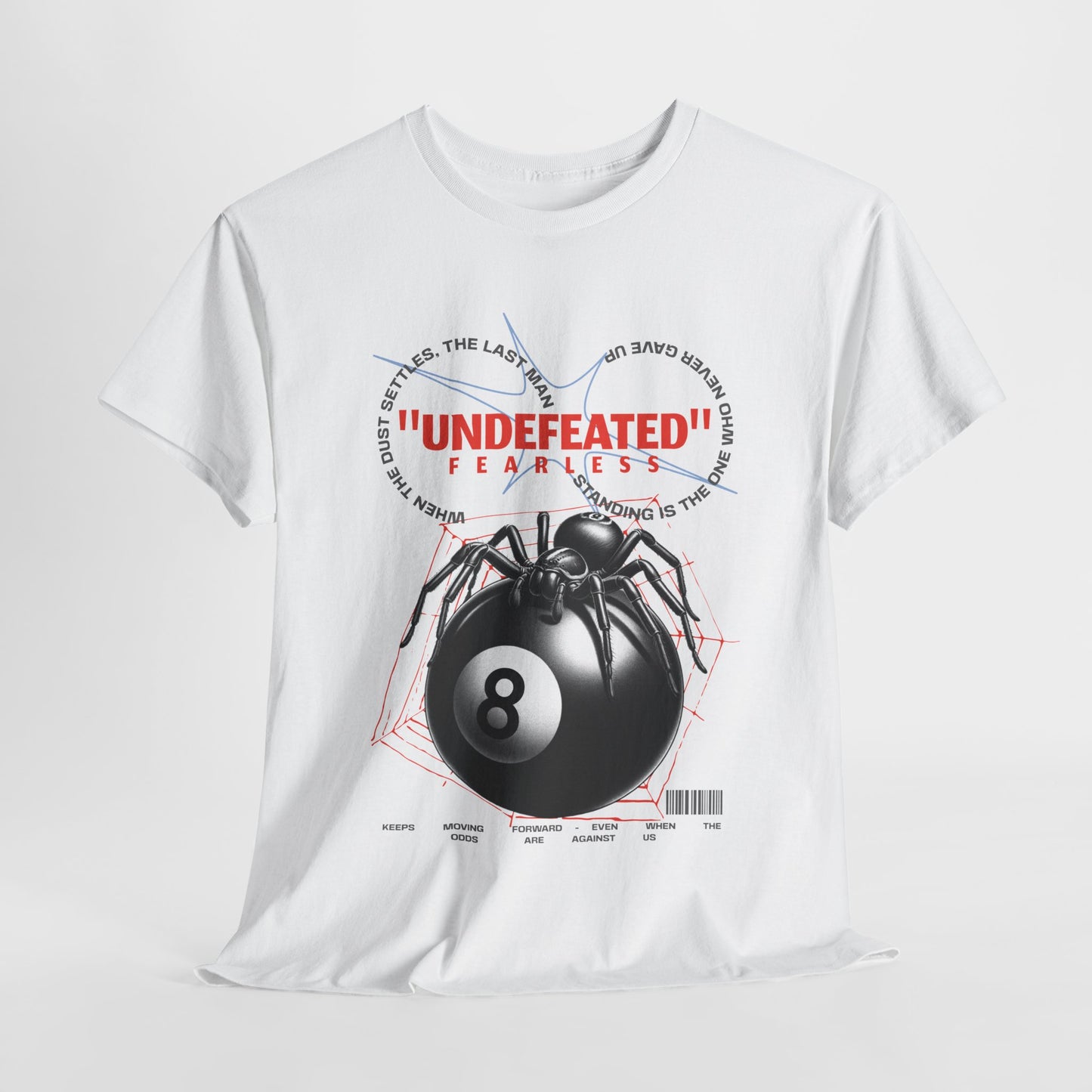 Undefeated Spider 8-Ball Unisex Heavy Cotton Tee