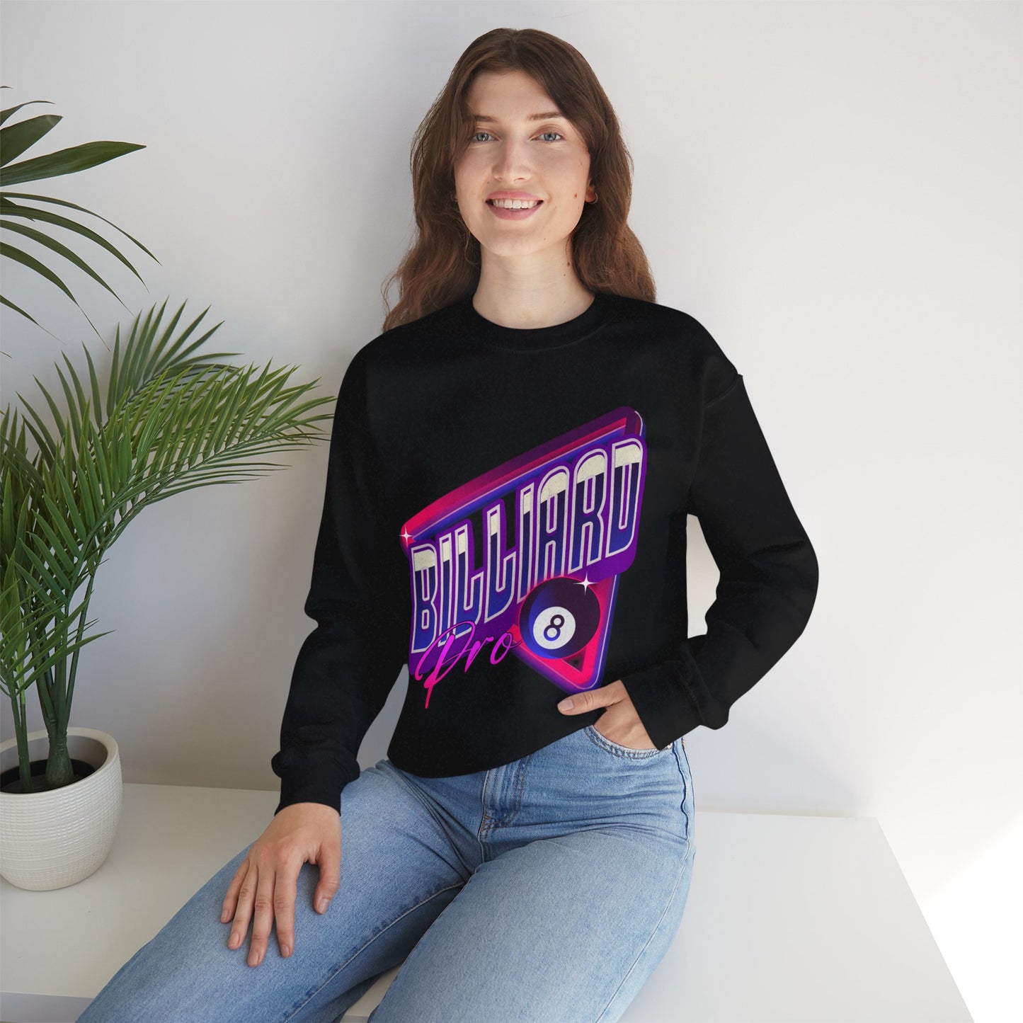 Billiard Pro Crewneck Sweatshirt - Unisex Heavy Blend Pullover