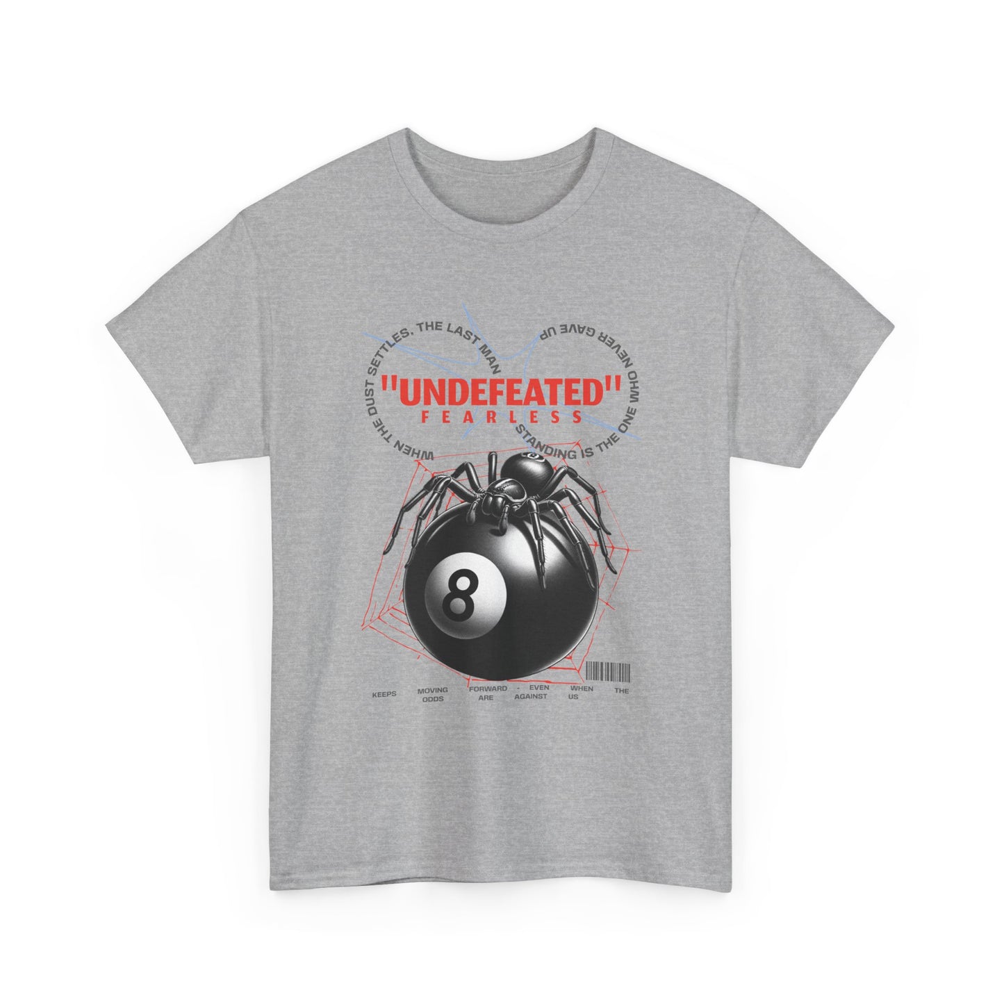 Undefeated Spider 8-Ball Unisex Heavy Cotton Tee