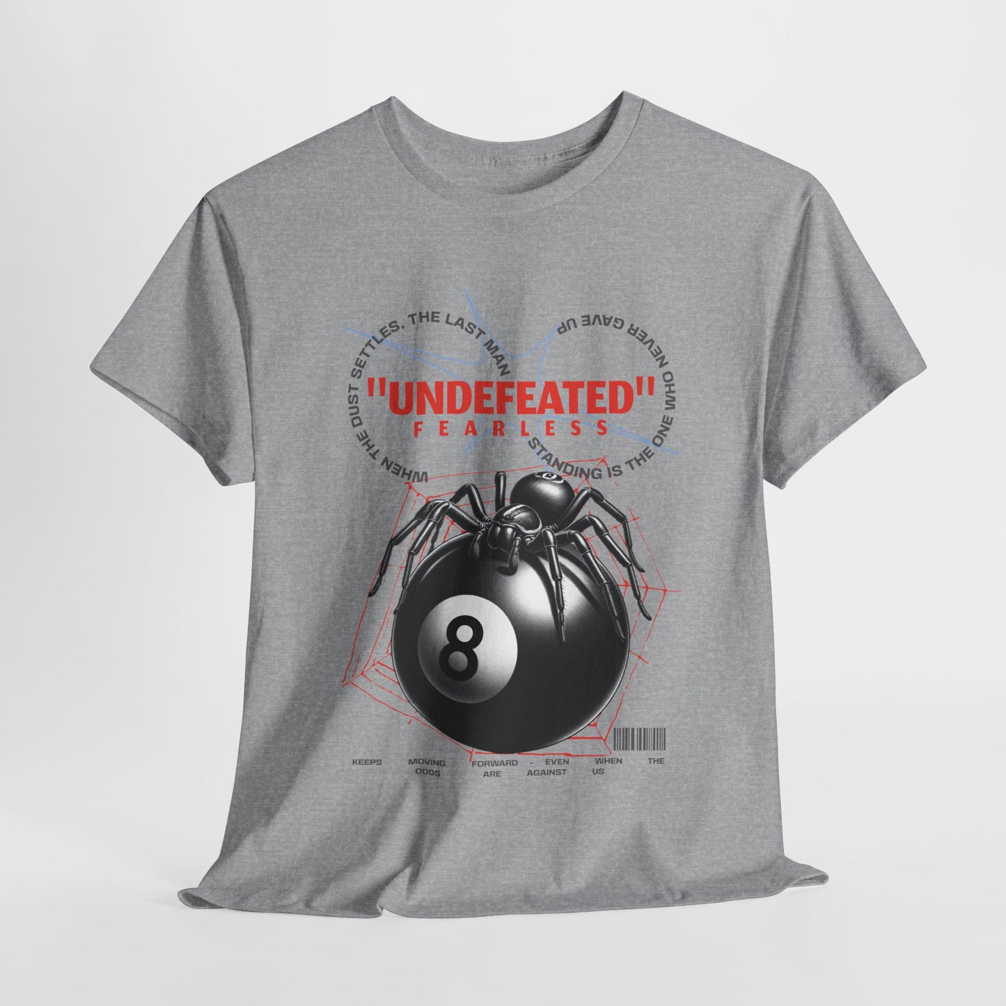 Undefeated Spider 8-Ball Unisex Heavy Cotton Tee