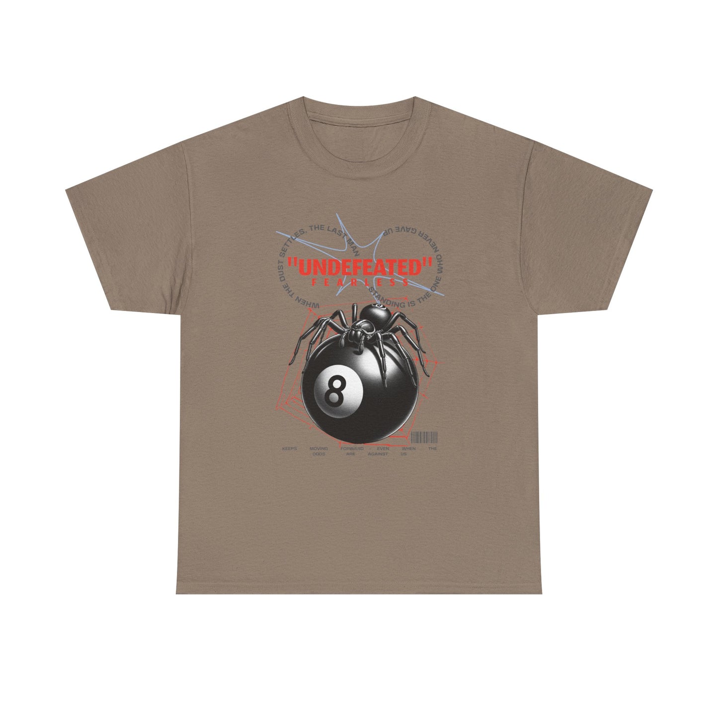Undefeated Spider 8-Ball Unisex Heavy Cotton Tee