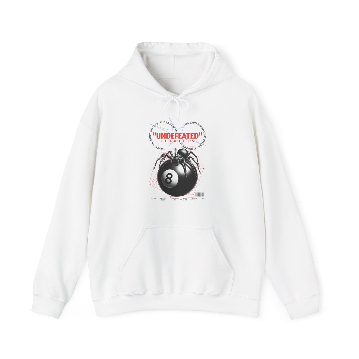 Undefeated Eight Ball Unisex Hoodie - Cozy Streetwear Sweatshirt