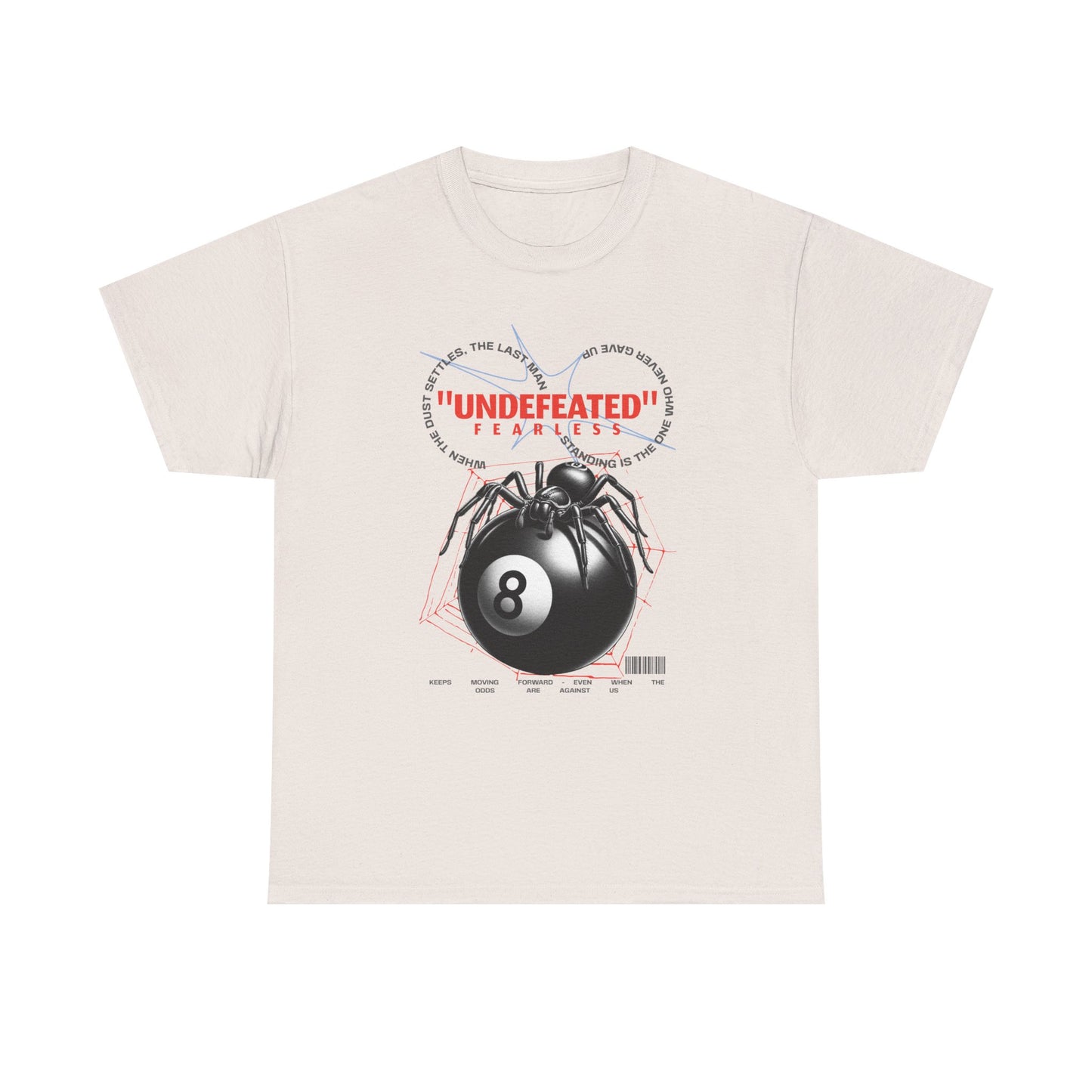 Undefeated Spider 8-Ball Unisex Heavy Cotton Tee