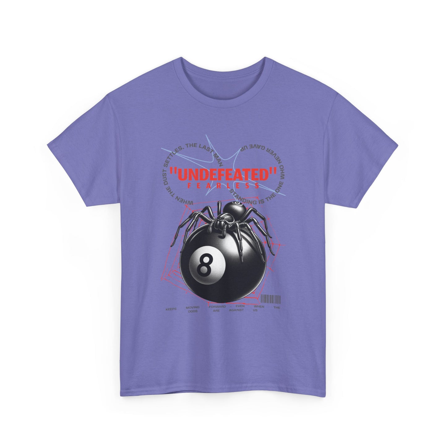Undefeated Spider 8-Ball Unisex Heavy Cotton Tee