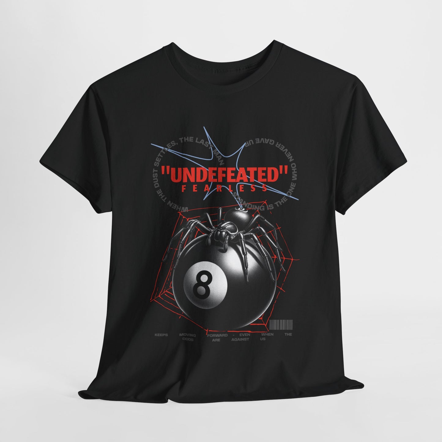 Undefeated Spider 8-Ball Unisex Heavy Cotton Tee