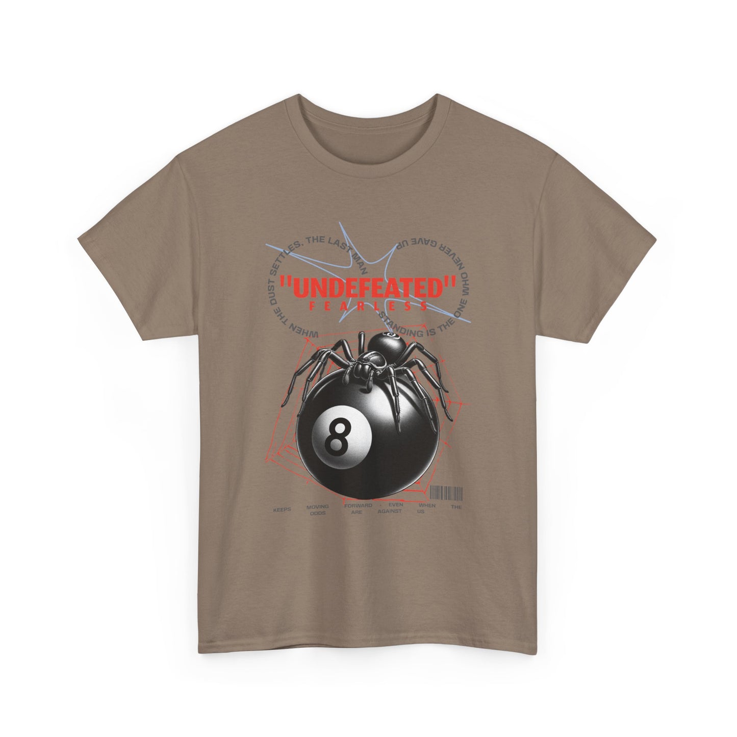 Undefeated Spider 8-Ball Unisex Heavy Cotton Tee