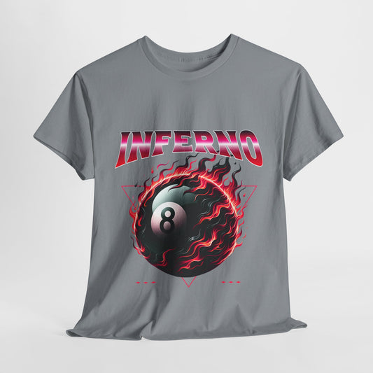 Inferno 8-Ball Design Unisex Heavy Cotton Tee