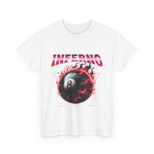 Inferno 8-Ball Design Unisex Heavy Cotton Tee