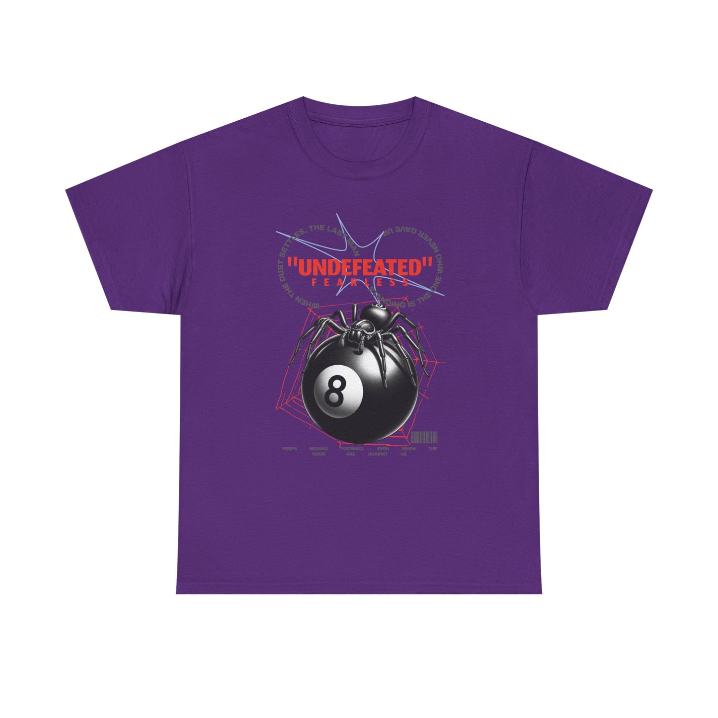 Undefeated Spider 8-Ball Unisex Heavy Cotton Tee