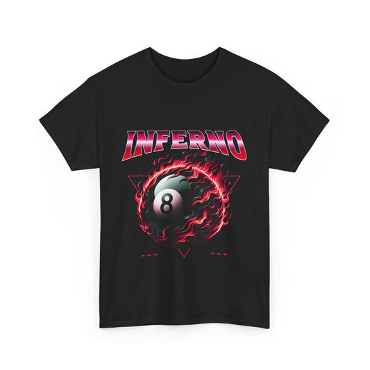 Inferno 8-Ball Design Unisex Heavy Cotton Tee