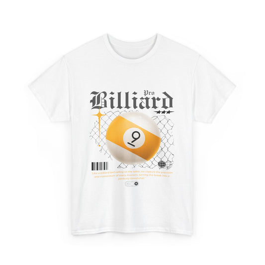Pro Billiard 9-Ball Tee - Unisex 100% Cotton