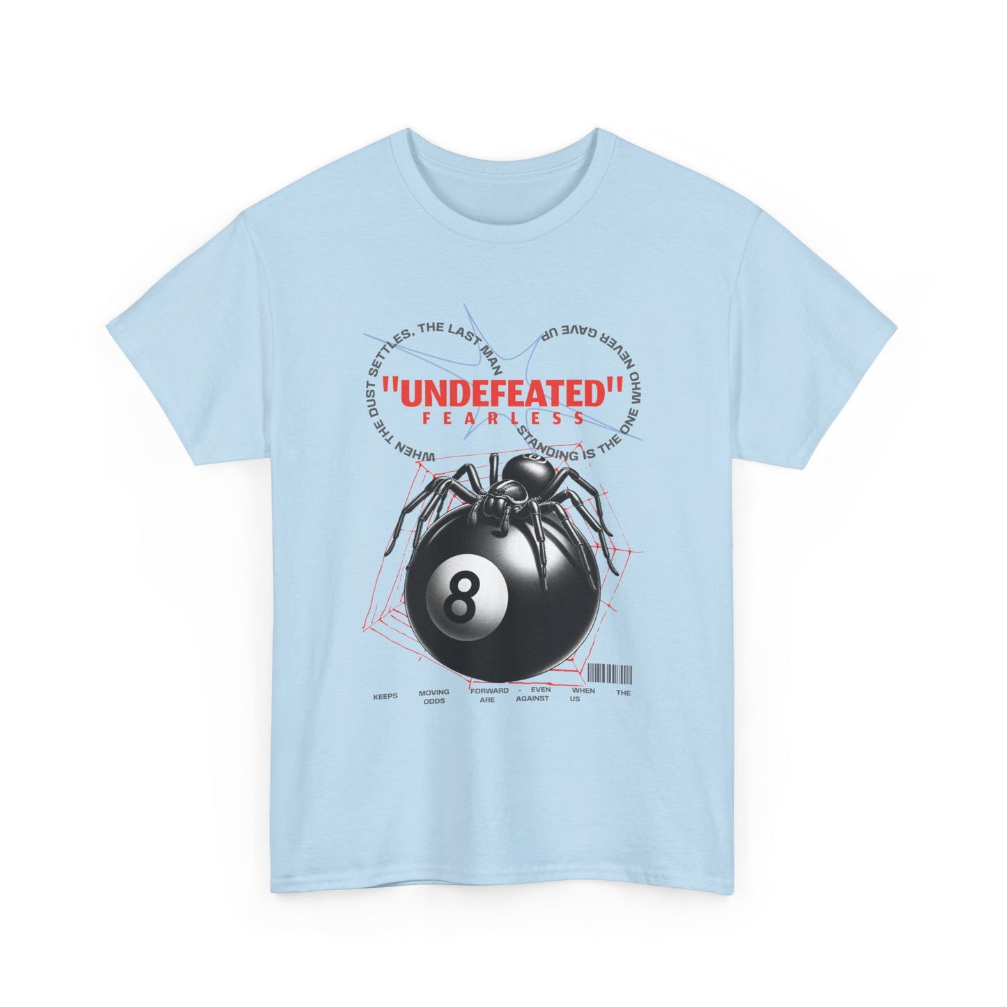 Undefeated Spider 8-Ball Unisex Heavy Cotton Tee