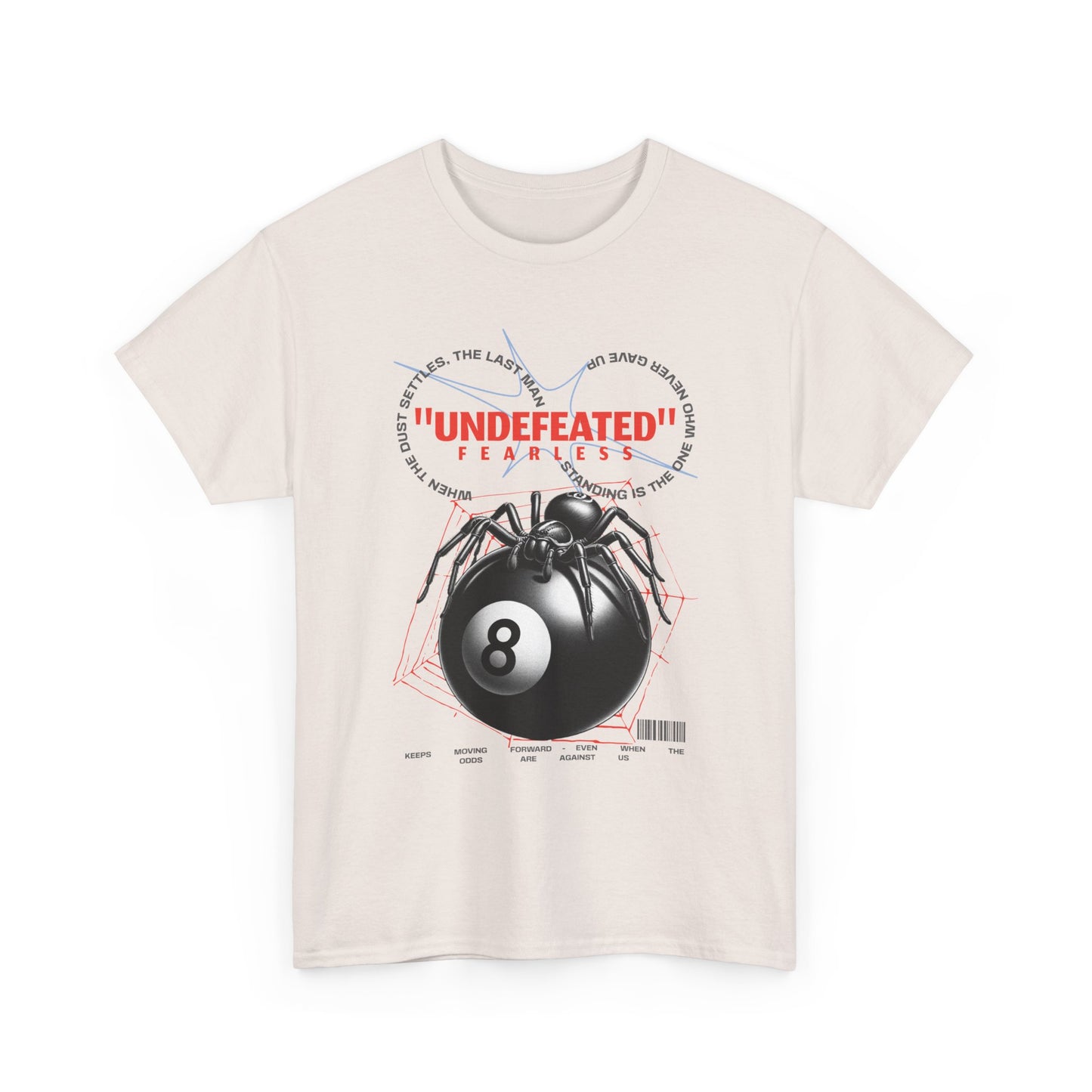 Undefeated Spider 8-Ball Unisex Heavy Cotton Tee