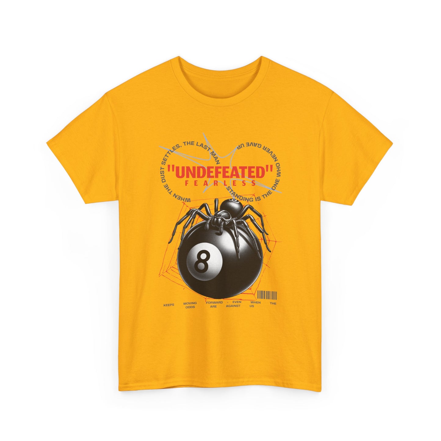 Undefeated Spider 8-Ball Unisex Heavy Cotton Tee