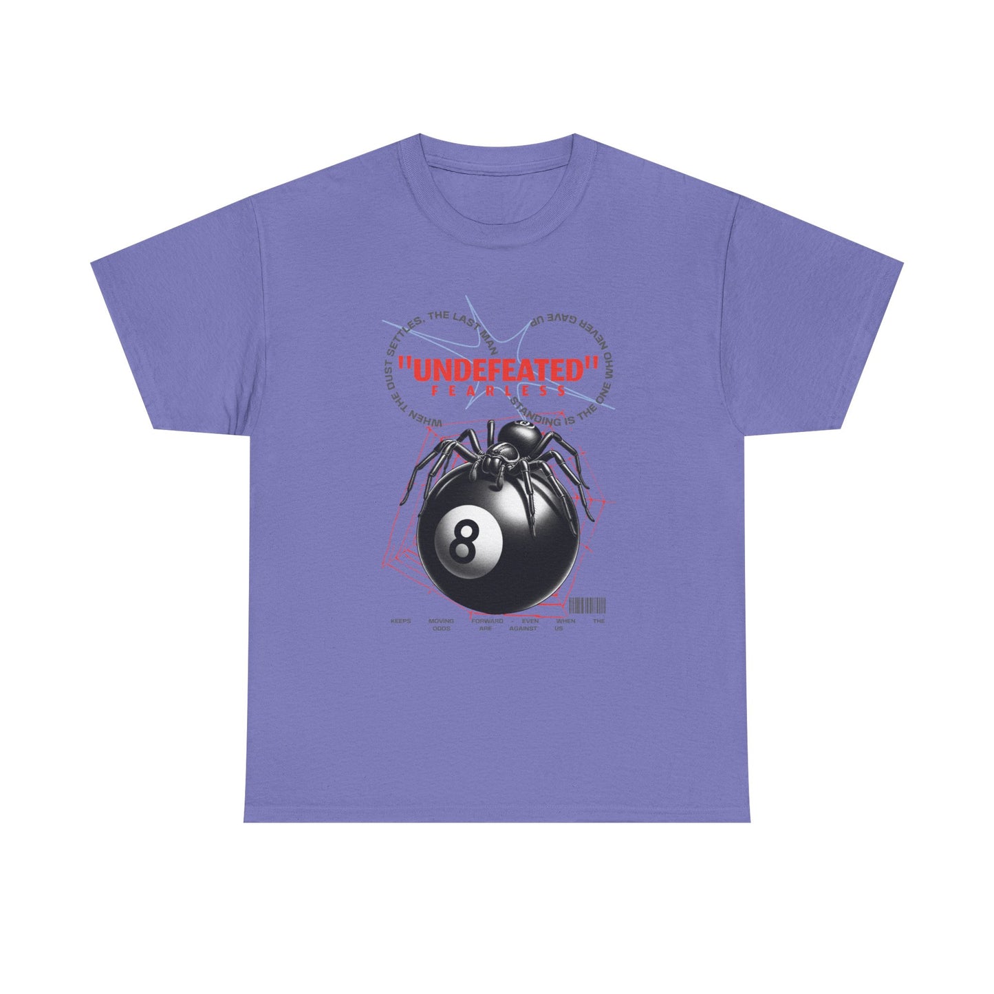 Undefeated Spider 8-Ball Unisex Heavy Cotton Tee