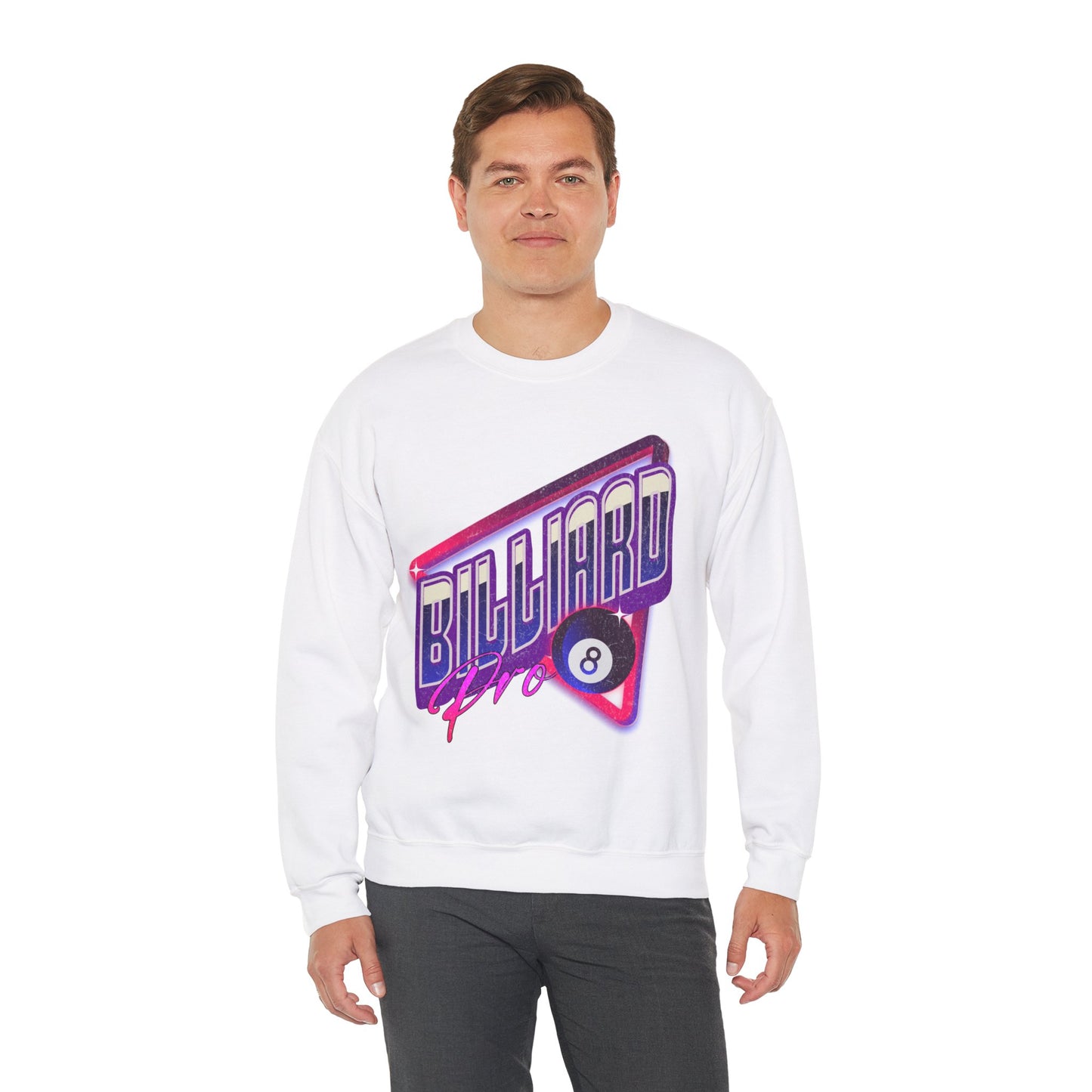 Billiard Pro Crewneck Sweatshirt - Unisex Heavy Blend Pullover