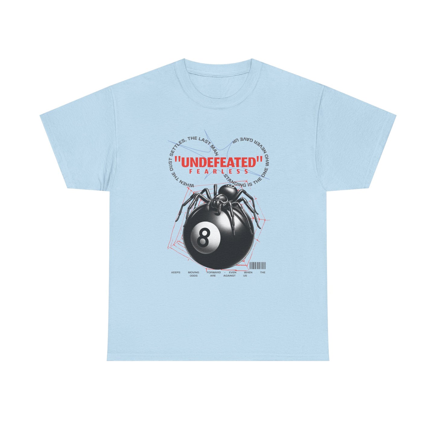 Undefeated Spider 8-Ball Unisex Heavy Cotton Tee
