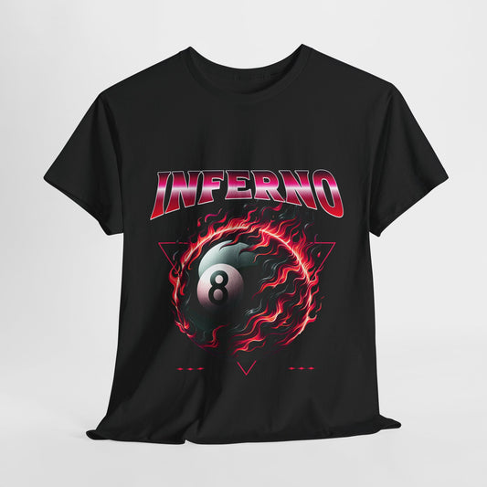 Inferno 8-Ball Design Unisex Heavy Cotton Tee